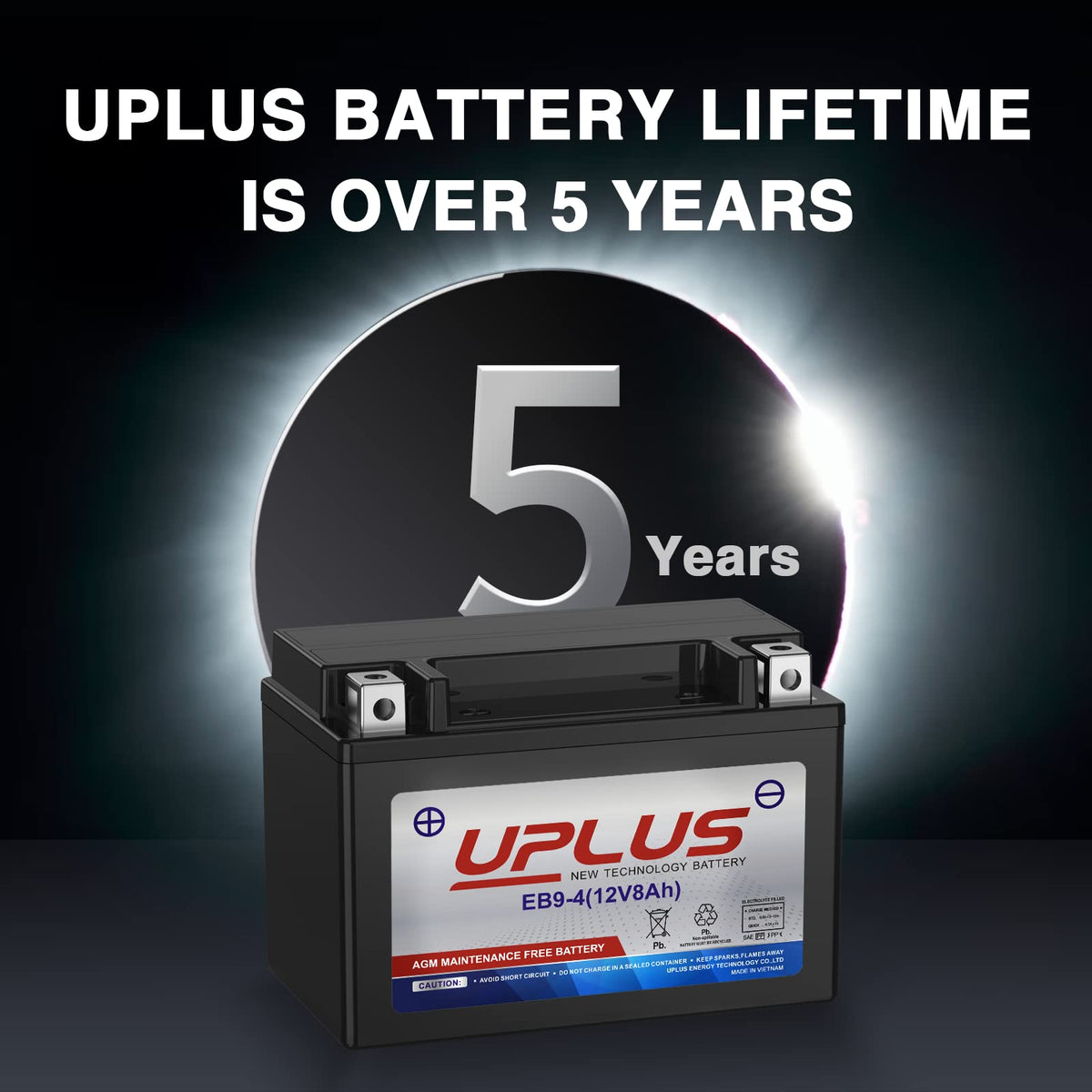 UPLUS YTX9 terminal close-up with protection caps for safe handling