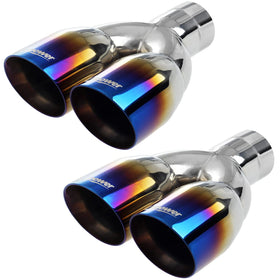 Upower front angle view showing dual outlets and polished finish for stylish upgrade