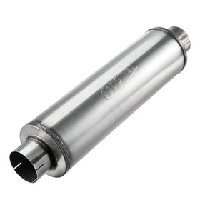 Upower front view of XS2772 muffler showing durable stainless construction and clean finish