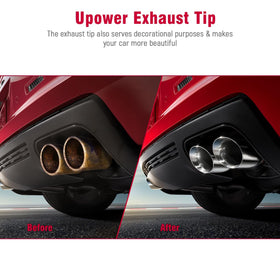 Upower lifestyle shot of truck rear illustrating visual upgrade and clean finish