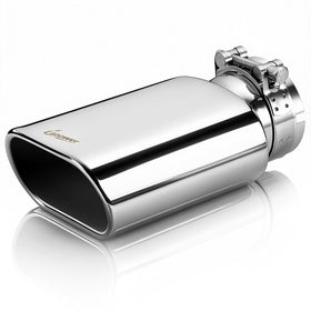 Upower polished front view showing rectangular outlet and visual upgrade benefit