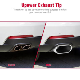 Upower stainless surface reflection showing mirror polish and easy cleaning benefit