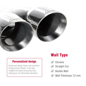 Upower top view showing 2.5" inlet and weld joint detail for secure attachment