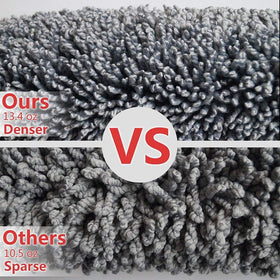 upra washable head texture closeup emphasizing reusable durability