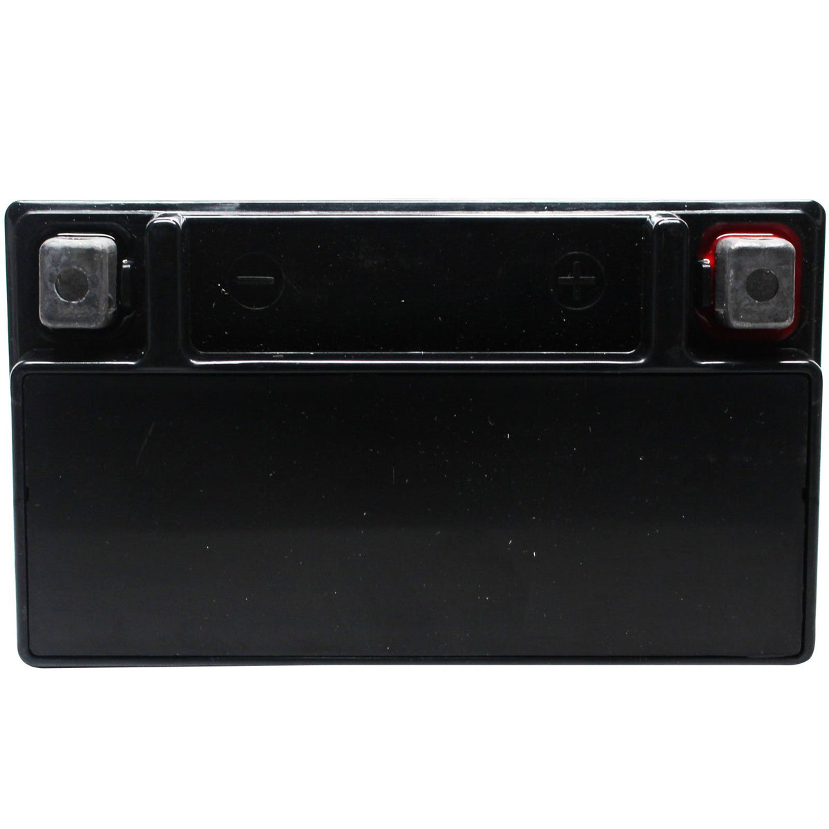 Upstart Battery close-up of sealed top demonstrating leak-proof maintenance-free design