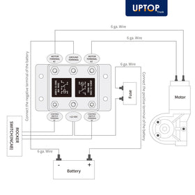 UPTOP relay brass studs detail demonstrating corrosion-resistant hardware for reliable connections