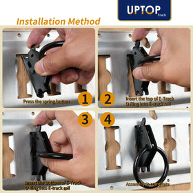 UPTOP anchor beside ruler proving compact size and easy storage