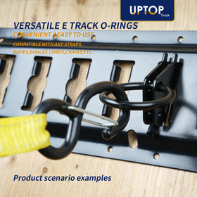 UPTOP anchor used in trailer securing a motorcycle showing dependable load control
