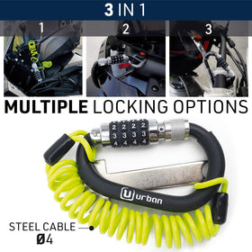 urban UR140 rubber-coated carabiner detail preventing scratches on paint