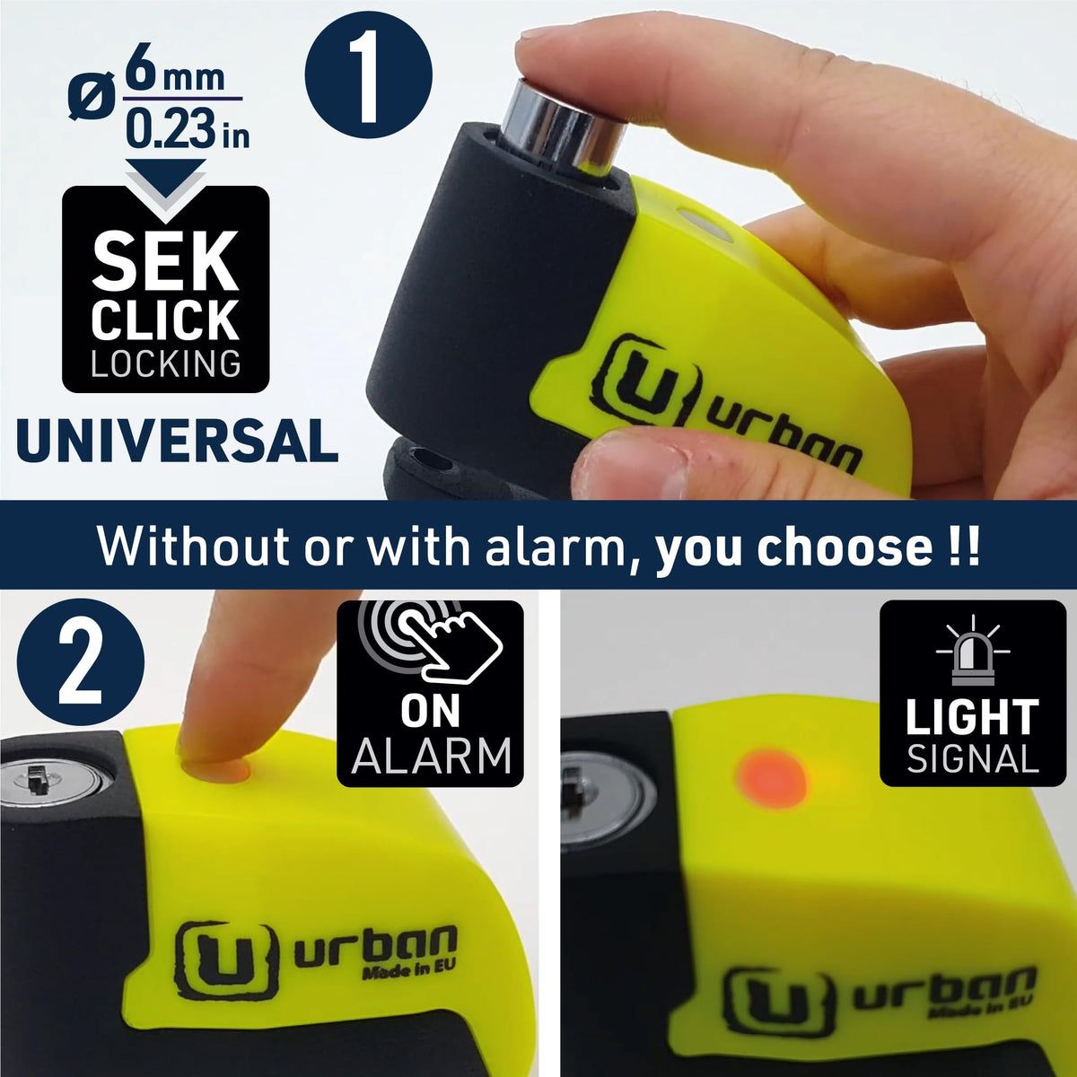Urban UR6 module replacement illustration showing easy serviceability benefit