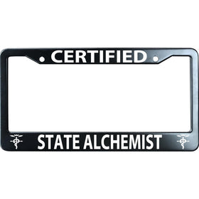 URCustomPro front view license frame showing design and sturdy metal
