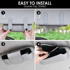 URIZZD sunglasses stored inside case for safe, scratch-free transport