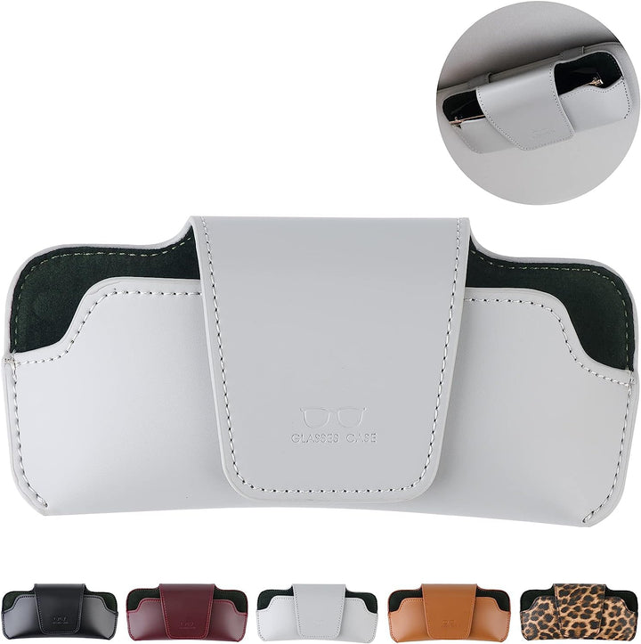 URIZZD front view of grey visor case showing sleek profile and easy access