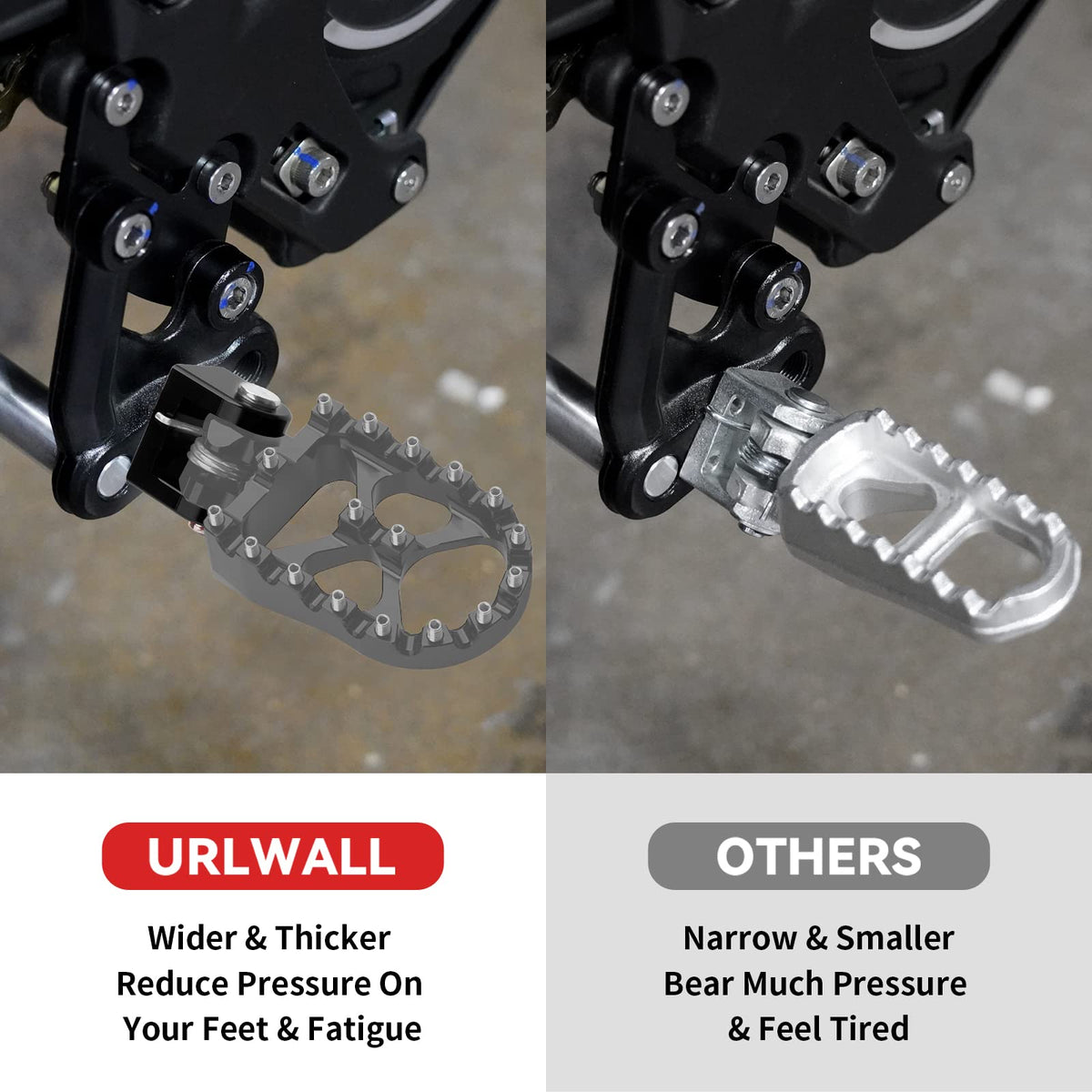 URLWALL anodized red surface finish protecting against rust and wear