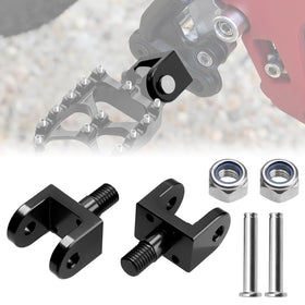 URLWALL front view of both foot peg holders showing fit and shape benefits