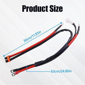 URLWALL packaging and included parts showing one main battery cable in kit
