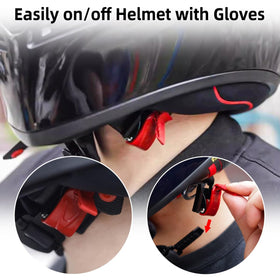 URLWALL pull cord and angled tab for glove-friendly fast release convenience