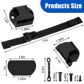 URYKEC close-up of strap and D-ring components highlighting durable materials