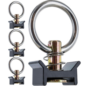 US Cargo Control front view of 4-pack stud fittings showing compact design and quick setup benefit
