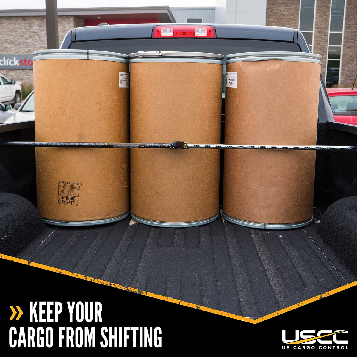 US Cargo Control packaged product with label for easy storage and transport
