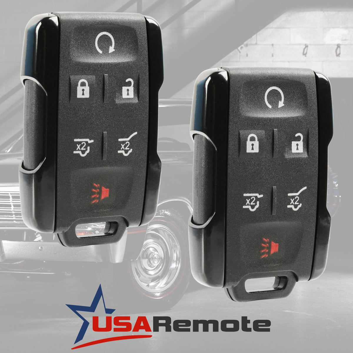 USARemote back view with battery compartment open for quick battery change