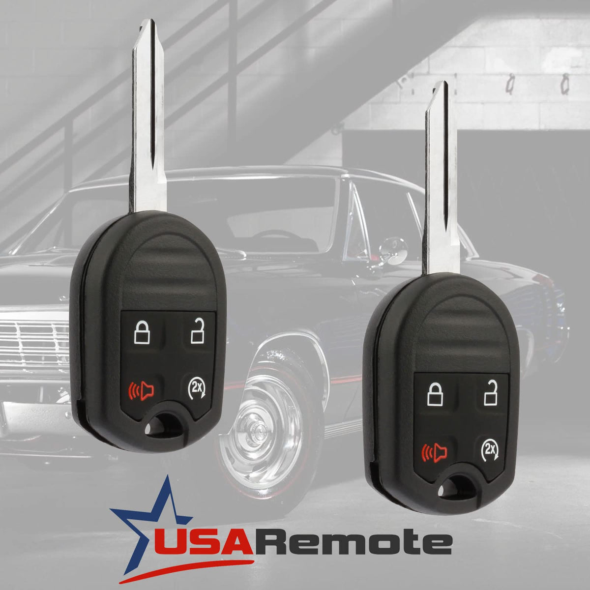 USARemote back battery compartment open, includes battery for immediate use