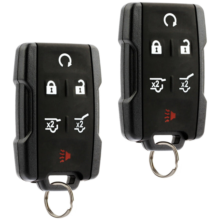 USARemote front view of both key fobs showing OEM layout for easy replacement