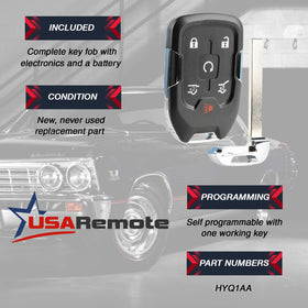 USARemote opened fob showing electronic module for easy replacement