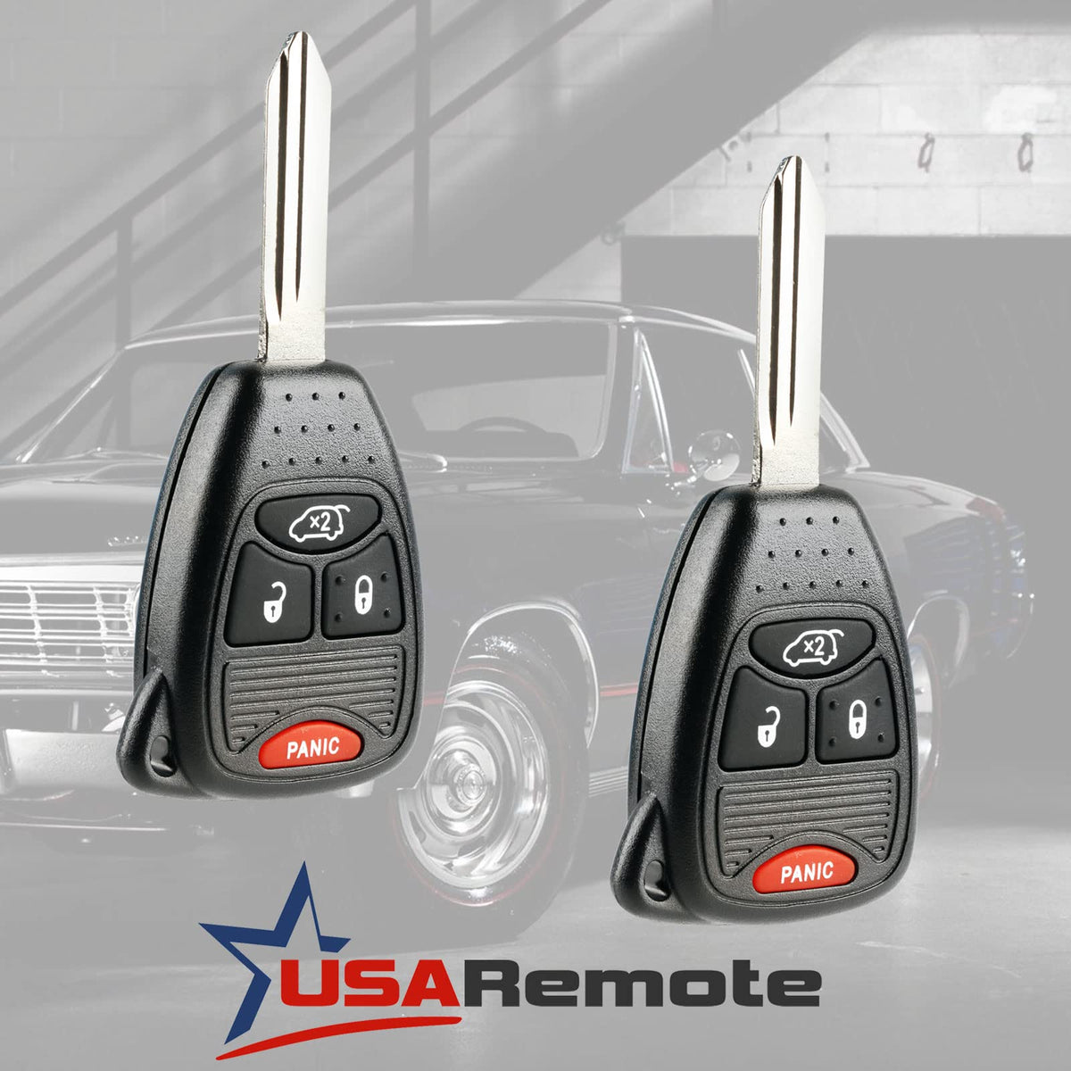 USARemote back with battery compartment visible and ready‑to‑use benefit