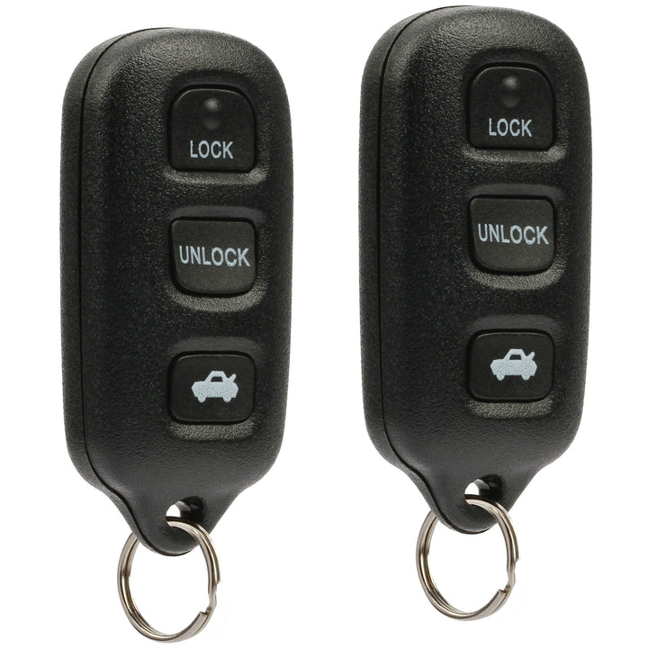 USARemote front view of two fobs showing button layout and compatibility benefits