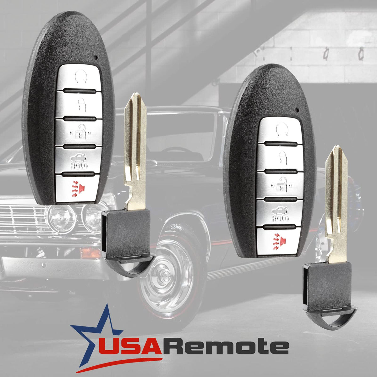 USARemote rear view with battery compartment visible for easy battery replacement