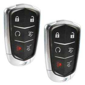 USARemote front view showing two HYQ2AB fobs and visible buttons for easy identification