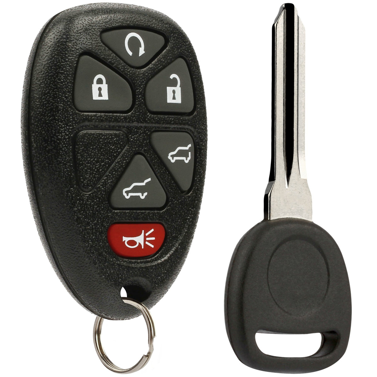 USARemote front assembly showing ready-to-program remote and key — reliable replacement
