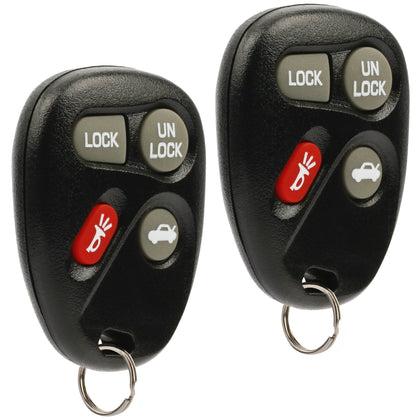 USARemote front view of two fobs showing buttons and fit benefits