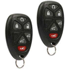 USARemote front view of two fobs showing button layout and brand for quick replacement