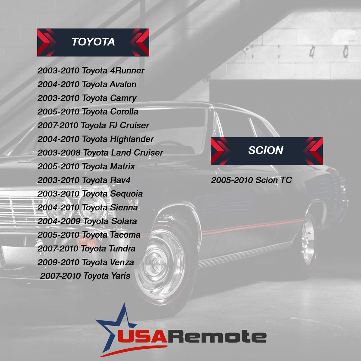 USARemote inserted in vehicle ignition demonstrating proper function