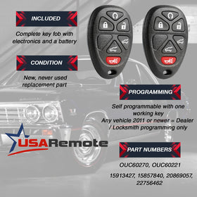 USARemote attached to key blank demonstrating fitment and convenience