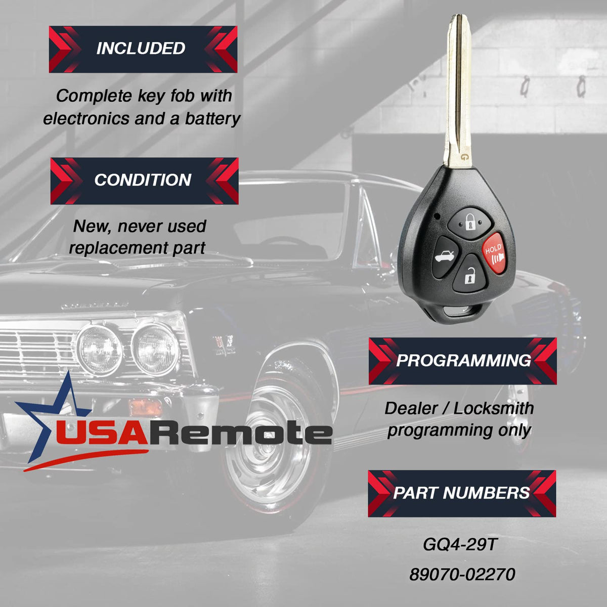 USARemote internal circuit assembly preinstalled with battery for quick setup