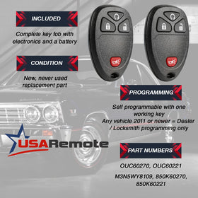 USARemote metal key blade detail demonstrating precise fitment