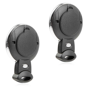 USARemote back view with open battery compartment indicating simple battery replacement