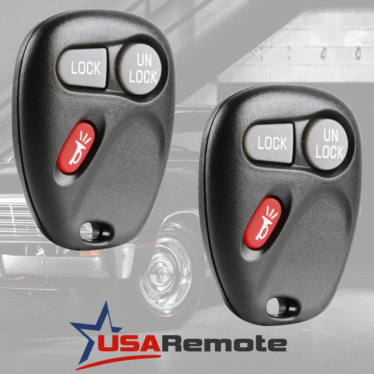 USARemote back view with battery cover visible for quick battery replacement benefit