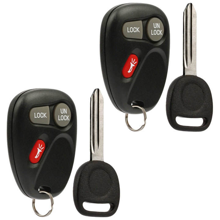 USARemote front view of two fobs showing buttons and ready-to-program benefit