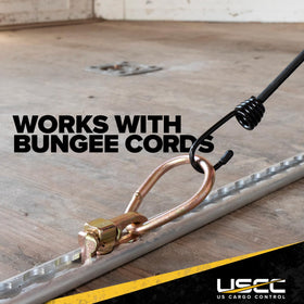 US Cargo Control assembly showing two studs in track for increased stability