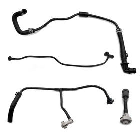 Uselection front view of reservoir hose showing exact fit and alignment