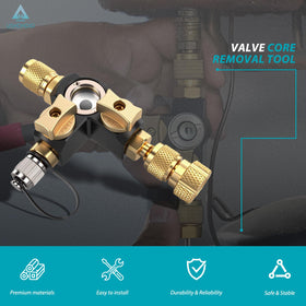 USHDHDID brass and stainless components showing durable construction for long life