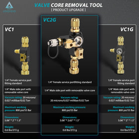 USHDHDID VC2G next to a wrench for size comparison aiding purchase decision