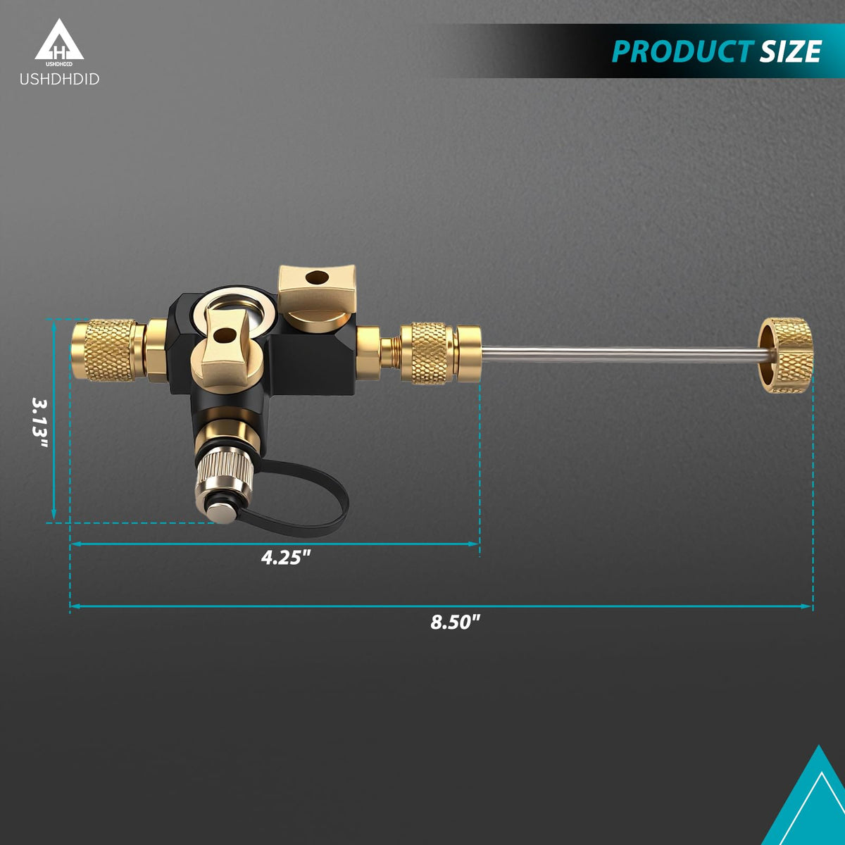 USHDHDID textured grip detail highlighting ergonomic control for repeatable torque