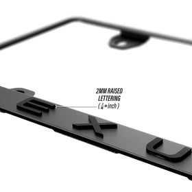 USR frame mounted on Lexus demonstrating clean OEM appearance