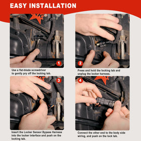 Ussuray harness held in hand to show compact size and straightforward DIY use