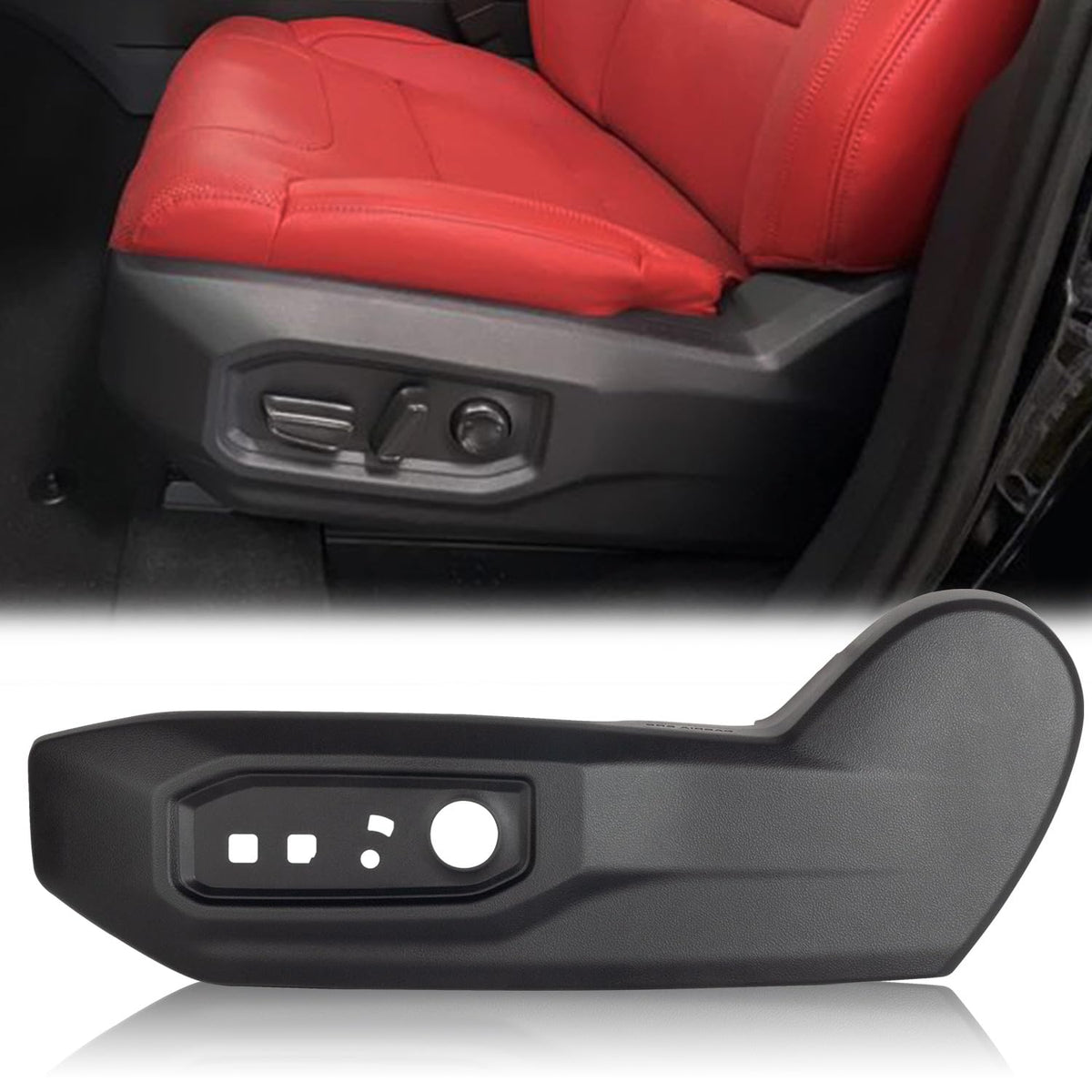 ustintec front view of driver side trim panel showing precise OEM fitment